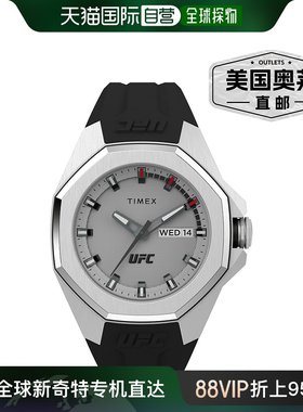 Timex 男式 44 毫米石英表 - 黑色 【美国奥莱】直发