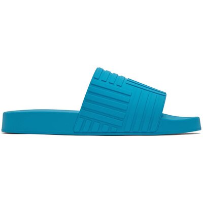 潮奢 Bottega Veneta 葆蝶家 女士 蓝色 Slider 拖鞋 690039V1O60