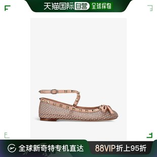 Valentino 香港直邮潮奢 女士饰钉蝴蝶结 99新未使用 华伦天奴