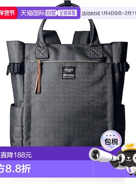 【日本直邮】[Anello] 2 用背包 A4 多收纳 POST ATC1225Z 海军蓝