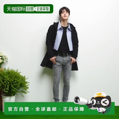 日潮跑腿UNIQLO优衣库 干式免烫平纹衬衫/BD/条纹 68 BLUE MEN XS