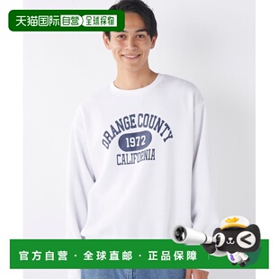 日本直邮ocean 圆领卫衣 pacific 大学风LOGO 半 男女同款 1h可退