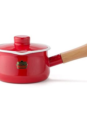 日本直邮Fuji Horo 单手锅 奶锅 红色 15cm 1.2L SD15MR