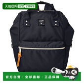 日本直邮 Anello 金属口背包 L防水大容量 电脑收纳藏青色ATB0