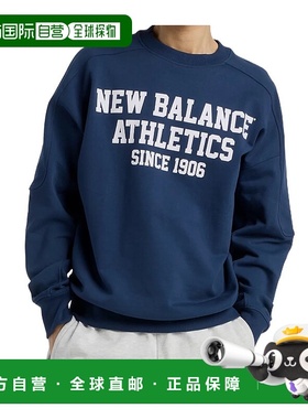 1h可退 香港直邮NEW BALANCE 男士卫衣 MT51521NNY SS2025 蓝色 V