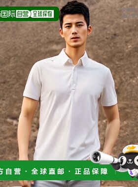 【日本直邮】Mizuno美津浓 男士高尔夫POLO短袖E2JAB090白色速干