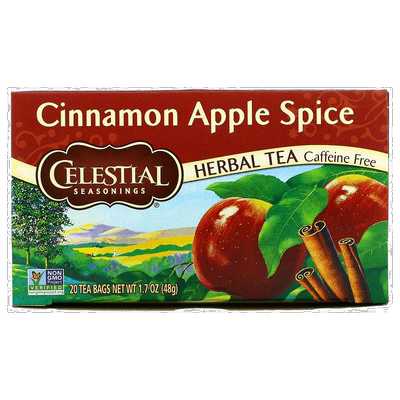 香港直发Celestial Seasonings花草茶肉桂苹果香辛料20包茶包