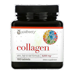 香港直发Youtheory年轻原理胶原蛋白片补充蛋白质焕活肌肤160片