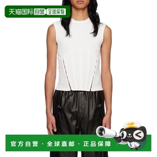 C3088R23IVORY 弹性罗纹针织背心 香港直邮Dion Lee