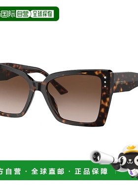 自营 Jimmy Choo JC 5001B 500213 54mm 女士蝴蝶太阳镜 - 哈瓦那