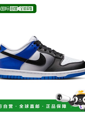 自营Kids Nike Dunk Low Game Royal White Black Big ' Shoes 美