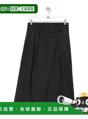 香港直邮LOEWE 女士半身裙 S540Y08XAN1100 SS2025 黑色 拼接不对