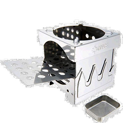 【日本直邮】Logos便携式木炭烧烤炉银色金属户外露营野炊易安装