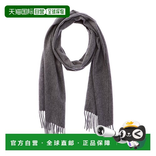 自营Phenix Woven Cashmere Solid Scarf - grey 美国奥莱直发
