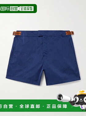 1h可退 香港直邮潮奢 zegna 杰尼亚 男士 直筒中长泳裤 N7B542404