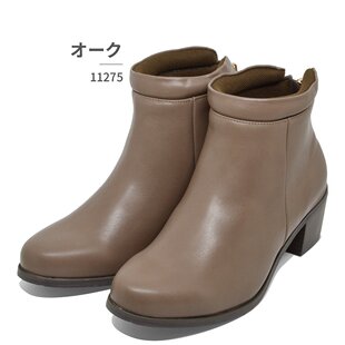 日本直邮 EDWIN Boots 女式 11275 Edwin 后拉链粗跟秋冬