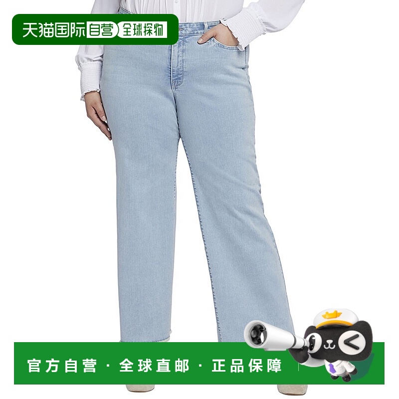自营NYDJ Plus Teresa Westminster 九分牛仔裤 - 蓝色 美国奥莱