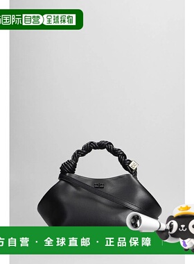 香港直邮GANNI 女士手提包 403475A5241 SS2025 黑色 Ganni Bou B