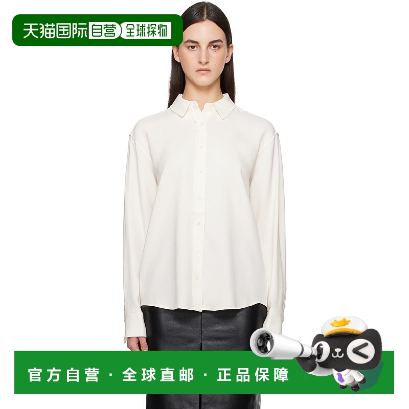 香港直邮潮奢 ANINE BING 女士 灰白色 Braxton 衬衫 A0710840