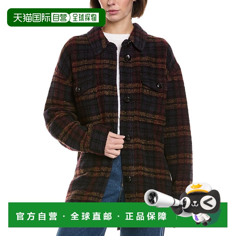 自营Isabel Marant Etoile Harveli Wool-Blend Jacket - black