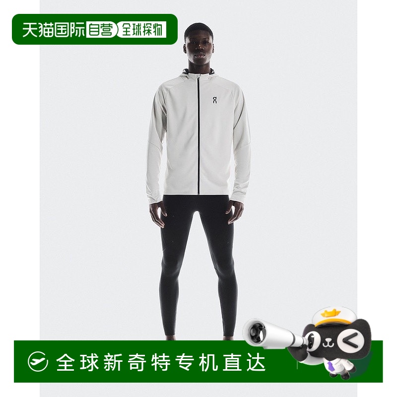 欧洲直邮On昂跑 Climate系列男士沙色再生聚酯纤维logo印花连帽卫