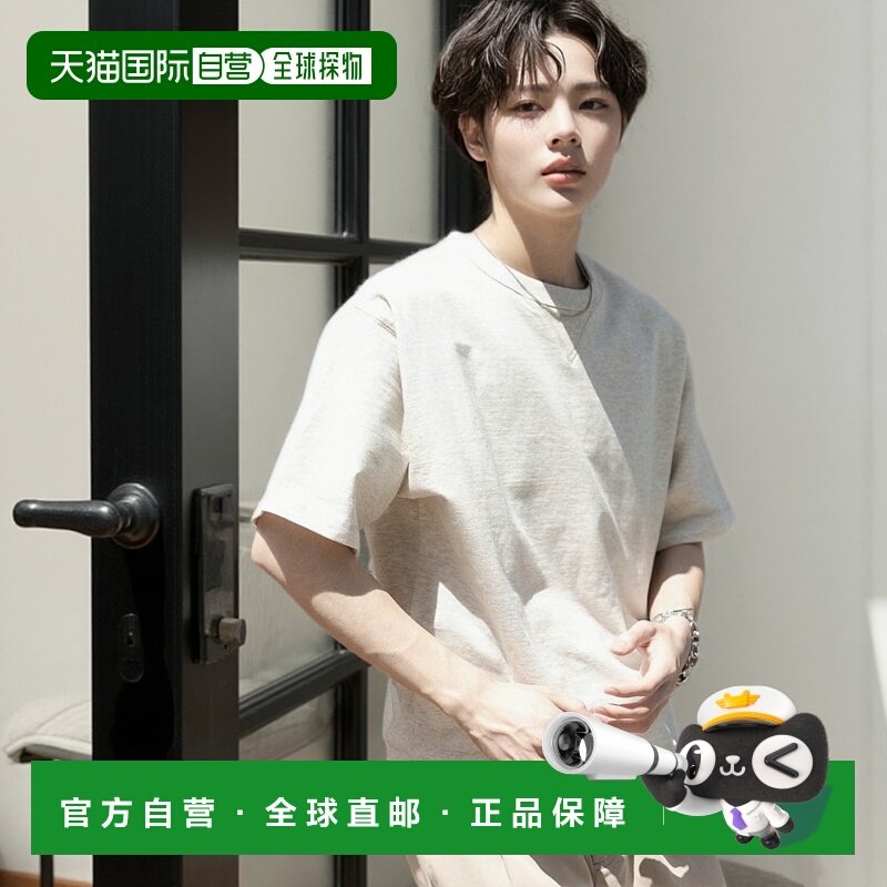 1h可退 日本直邮SENSE OF PLACE男士宽松短袖T恤简约运动风格 AAA