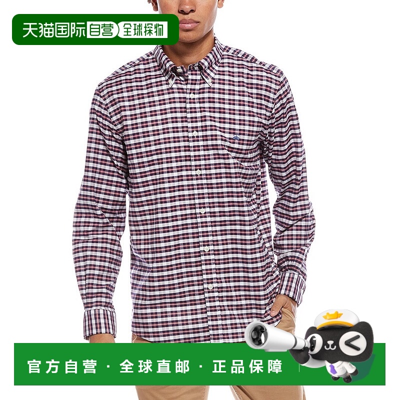 自营Brooks Brothers Regular Fit Oxford Shirt - red 美国奥莱
