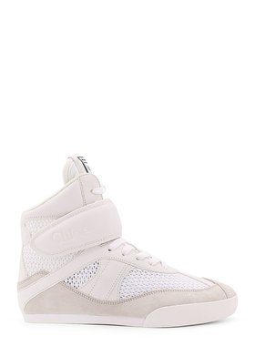 CHLOÉ 女士运动鞋 C25S07HPL20S CO 白色 系带高帮休闲鞋