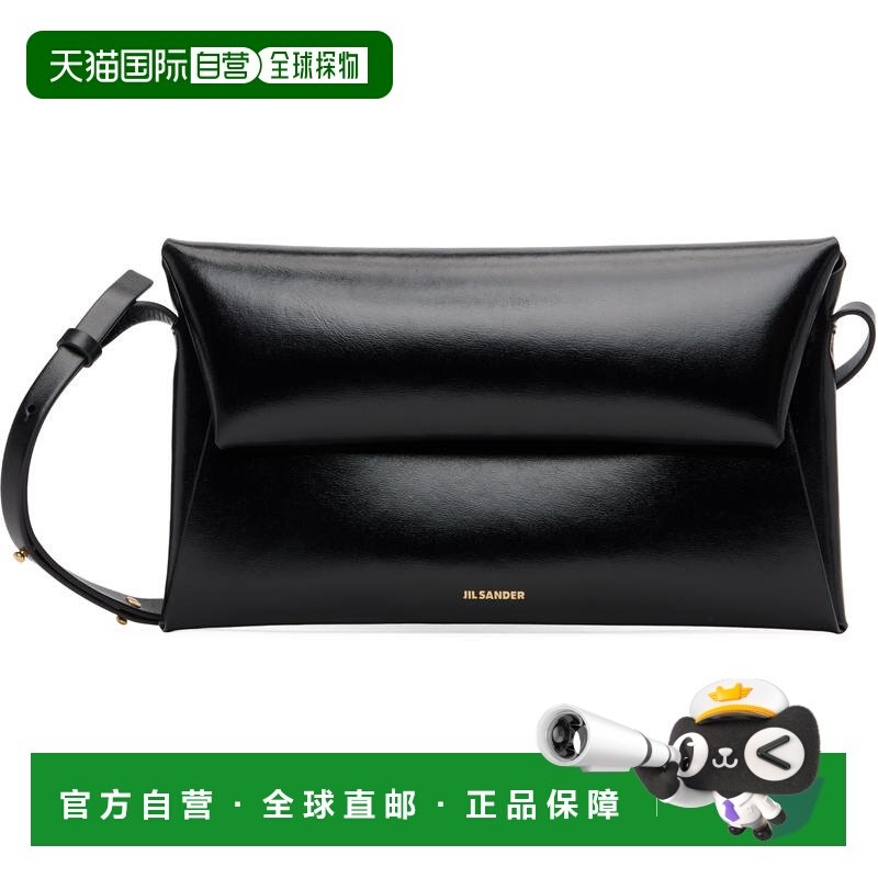 1h可退 香港直邮Jil Sander 吉尔 桑达 女士 黑色小号翻盖单肩包,箱包皮具/热销女包/男包,通用款女包,淘宝优惠券,粉丝福利购,淘宝优惠卷