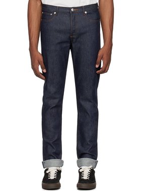潮奢 A.P.C. 男士 蓝色 Petit New Standard 牛仔裤 CODBSM09047