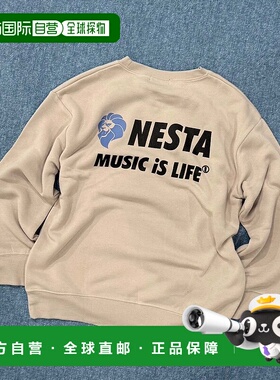 1h可退 日本直邮NESTA BRAND儿童宽松连帽卫衣 男女同款 NES4501