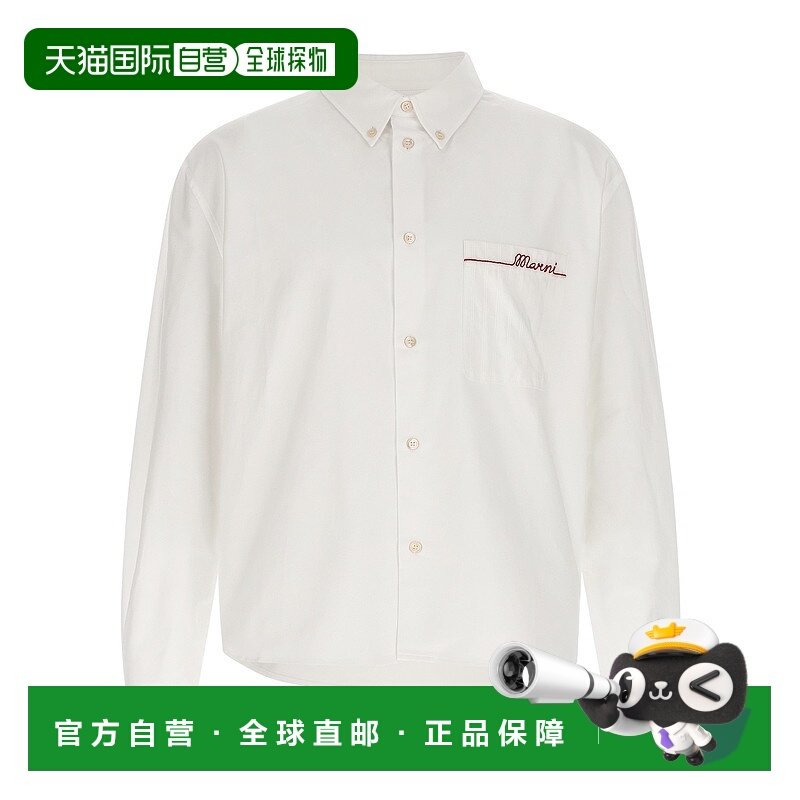 香港直邮MARNI 男士衬衫 CUMU0366QSUTC56600W01 SS2026 白色