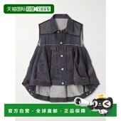 香港直邮潮奢 牛仔衬衫 Sacai 1h可退 女士 无袖 2507715 blue蓝色