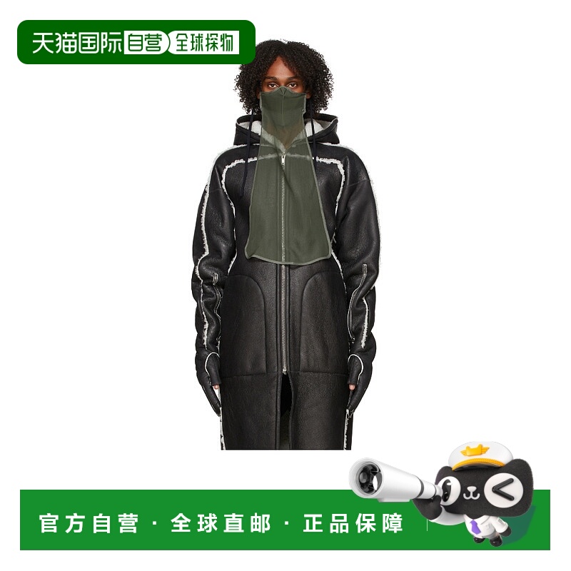 1h可退 香港直邮RICK OWENS 男士口罩 RR02A5453SP15 AW2021 黑色