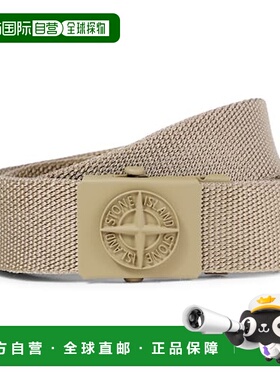 1h可退 香港直邮Stone Island 石头岛 男童 Compass 帆布皮带童装
