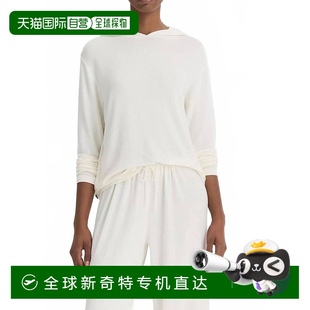 自营 美国奥莱直发 vince骨纹长袖 休闲连帽衫