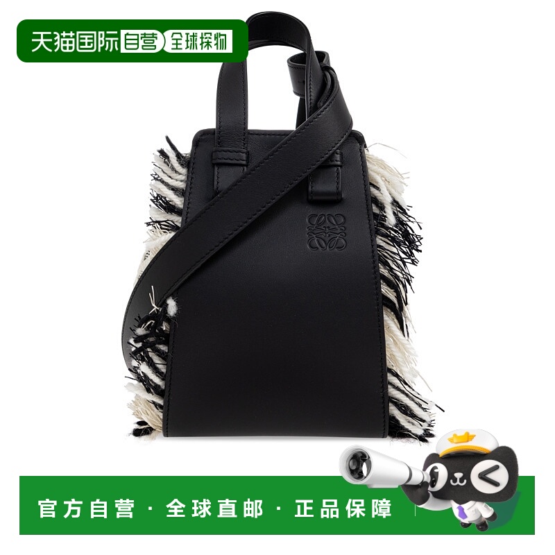 香港直邮LOEWE 女士手提包 A538H13X590BLACKWHITE CO 黑色 Handb