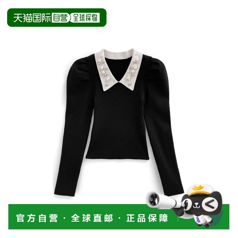 日本直邮日潮 GRL珍珠色泡泡袖针织上衣dr794,女装/女士精品,毛针织衫,淘宝优惠券,粉丝福利购,淘宝优惠卷