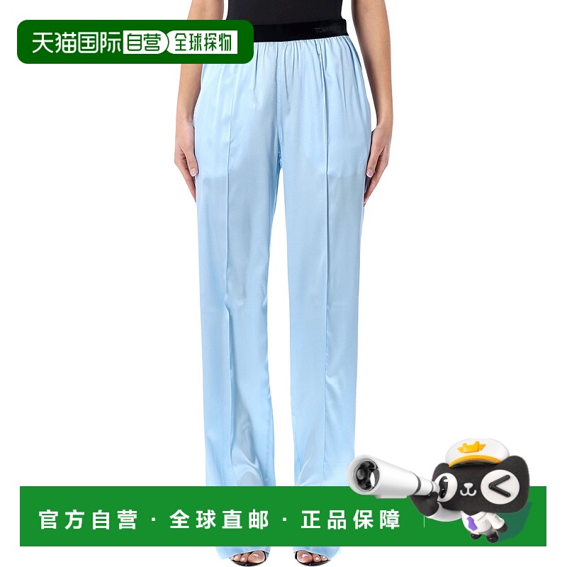 1h可退 香港直邮TOM FORD 女士休闲裤 PAW683FAX881UAC SS2026 蓝