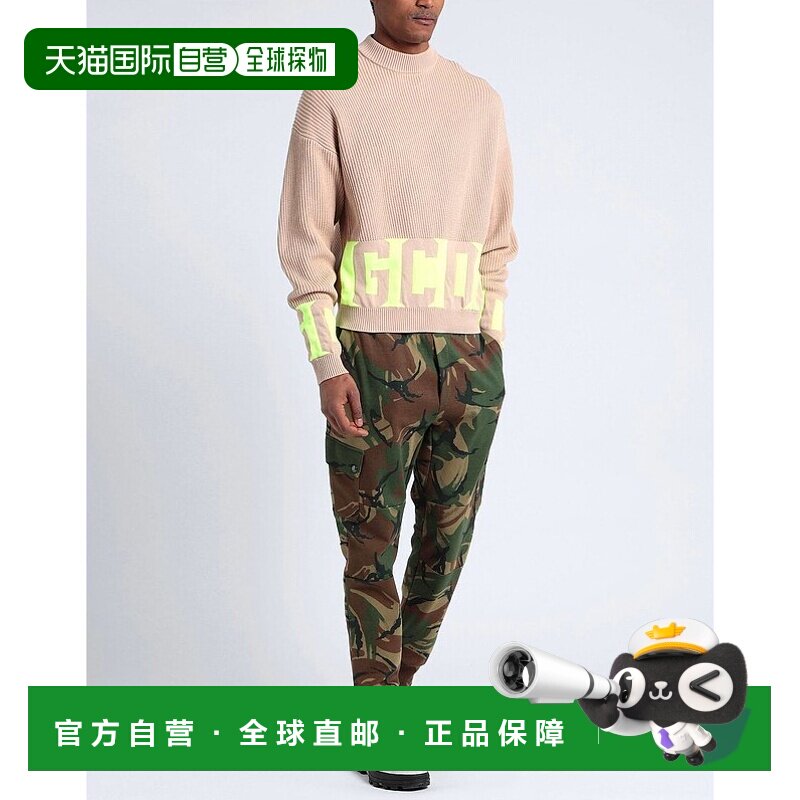 1h可退 香港直邮潮奢 Gcds 男士 毛衣 brown 舒适时尚 流行穿搭