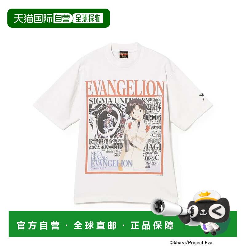 日本直邮EVANGELION:95 男士 全棉重磅印花T恤 EVA0092 230403211图片
