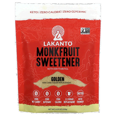 香港直发lakanto罗汉果甜味剂含赤藓糖醇235g家用木糖醇天然