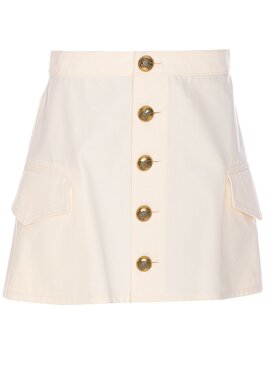 BURBERRY 女士半身裙 8106353B9352 SS2025 白色