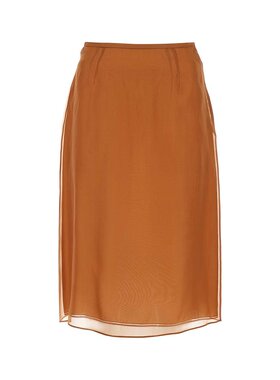 PRADA 女士半身裙 P123JSOOO1344F0033 SS2024 橙色