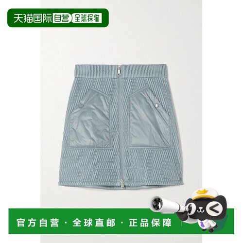 1h可退 美国直邮Moncler盟可睐shell女士迷你裙半身裙a字裙