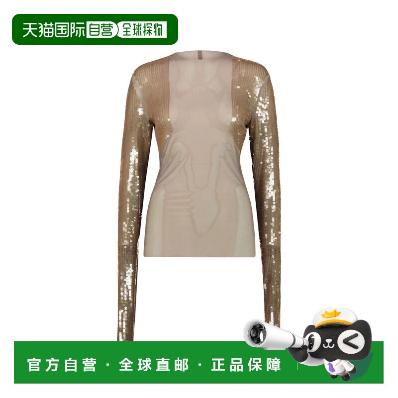 香港直邮rick owens 瑞克 欧文斯 女士 and Polos T恤浅褐色T恤 R