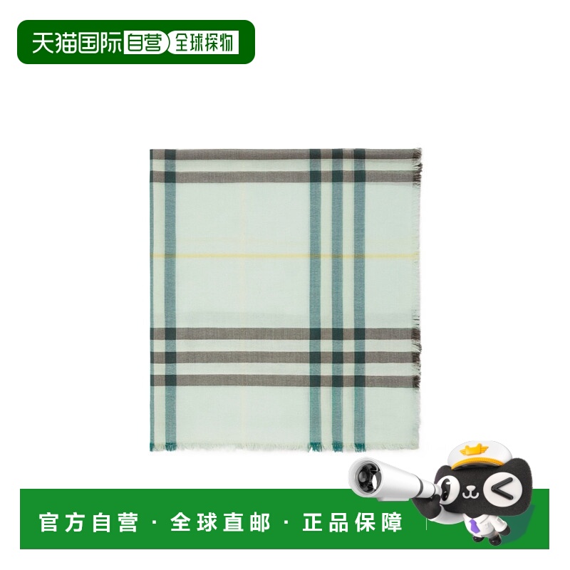 1h可退 香港直邮burberry 女士 围巾披肩博柏利羊毛格纹