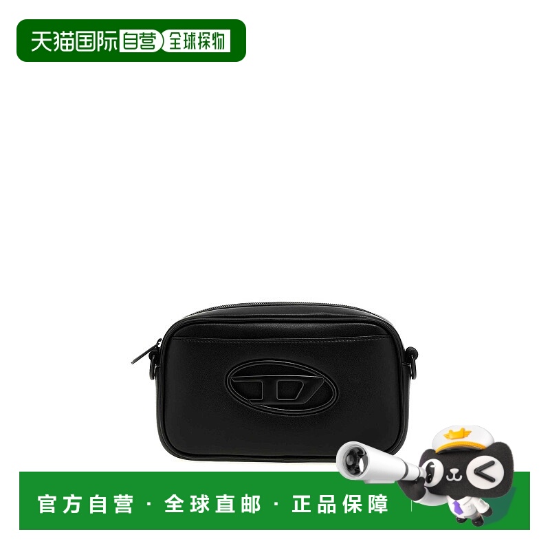 1h可退 香港直邮DIESEL 男士斜挎包 X10262P5925T8013 SS2025 黑