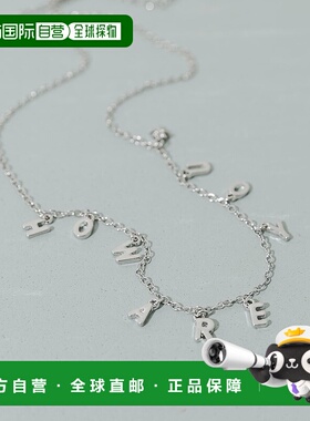 1h可退 日本直邮SMELLY 女士HOWAREYOU字母吊坠项链 SMA62PF036