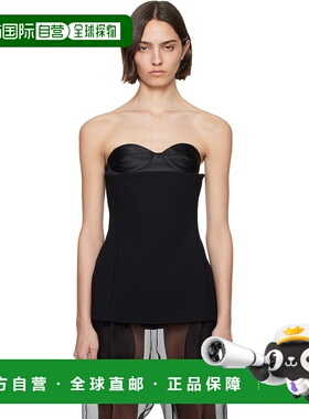 1h可退 香港直邮潮奢 KHAITE 女士 黑色 Ayla 上装 23894114抹胸